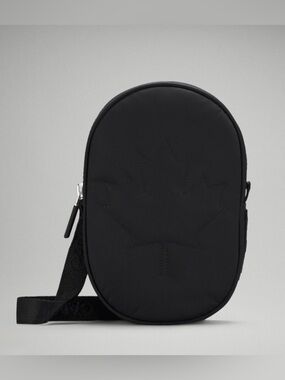 Lululemon Future Legacy Crossbody Bag NWT | Black Maple Leaf Logo